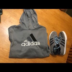 Adidas hooded sweatshirt